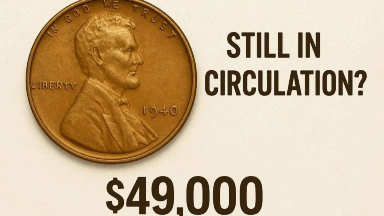 The Lincoln Wheat Penny Valued at $49,00, Still in Circulation?