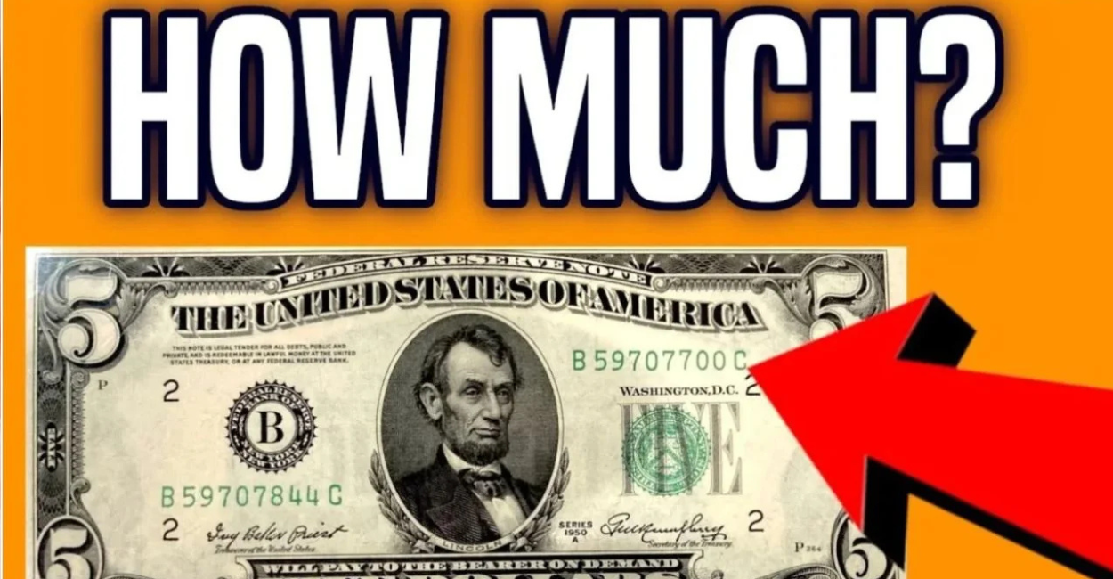 Rare $5 Bill Could Be Worth Thousands